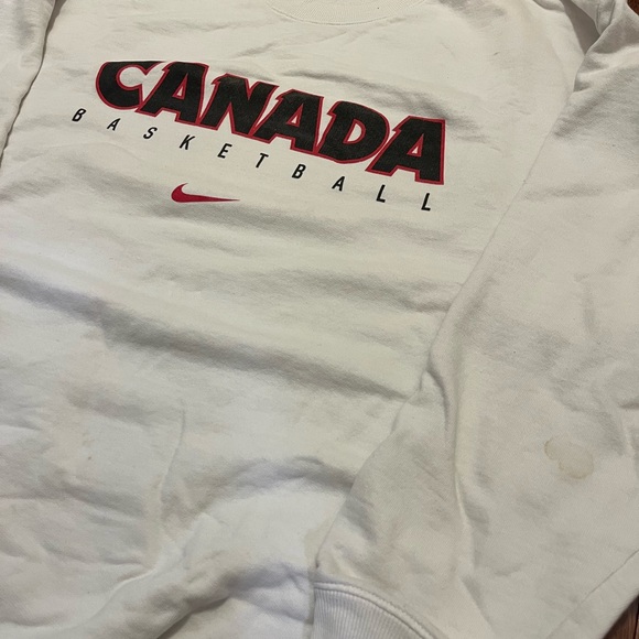 Vintage Nike Canada Basketball 90’s Crewneck Sweatshirt Oversized RARE - Picture 3 of 6